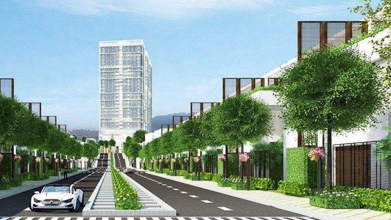 Cảnh quan nội khu và công viên Phú Cát City
